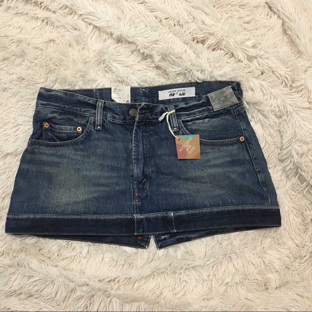 NWT Levi’s numbered Limited Edition denim skirt
